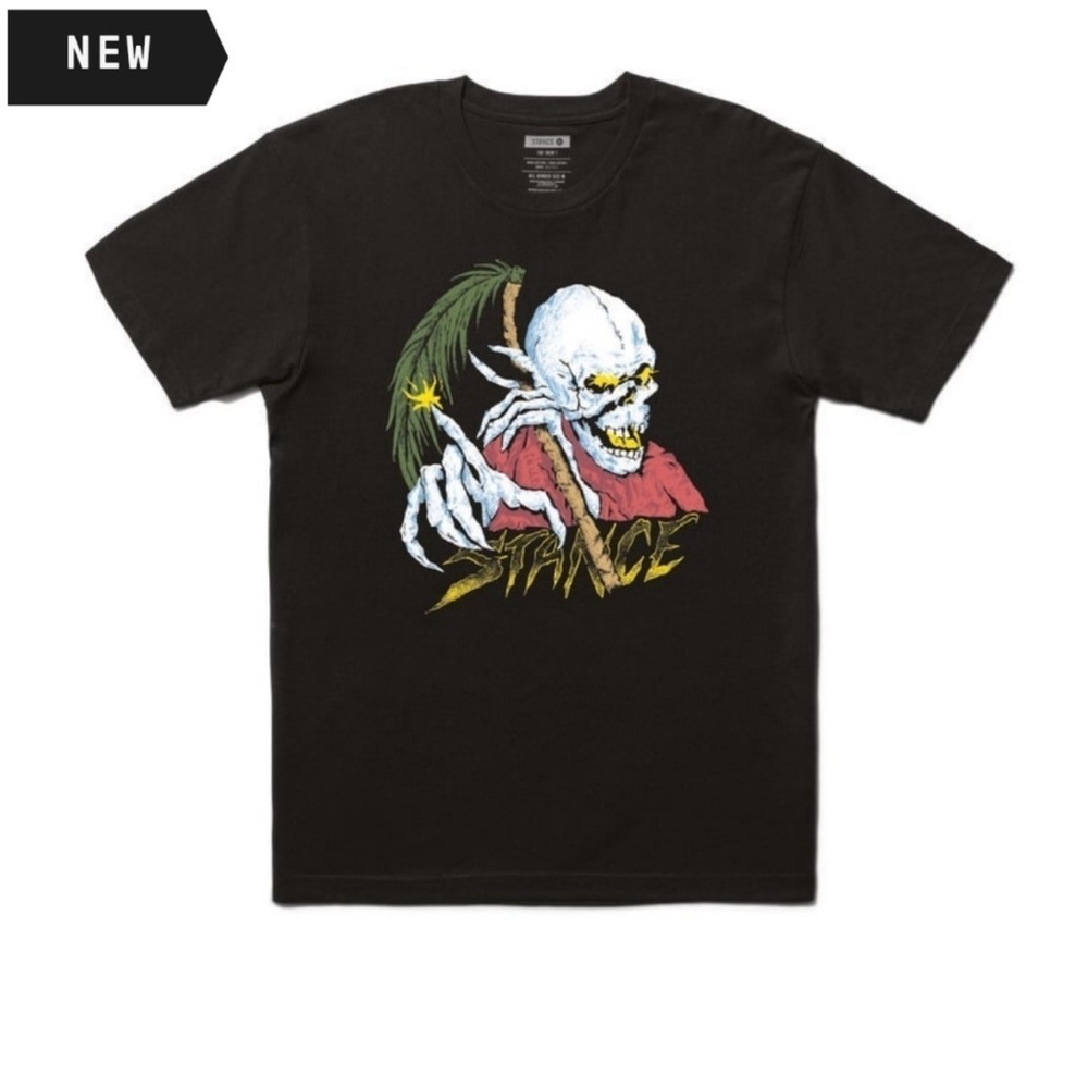 Stance Black Tee with Bold Graphic
Caja 2